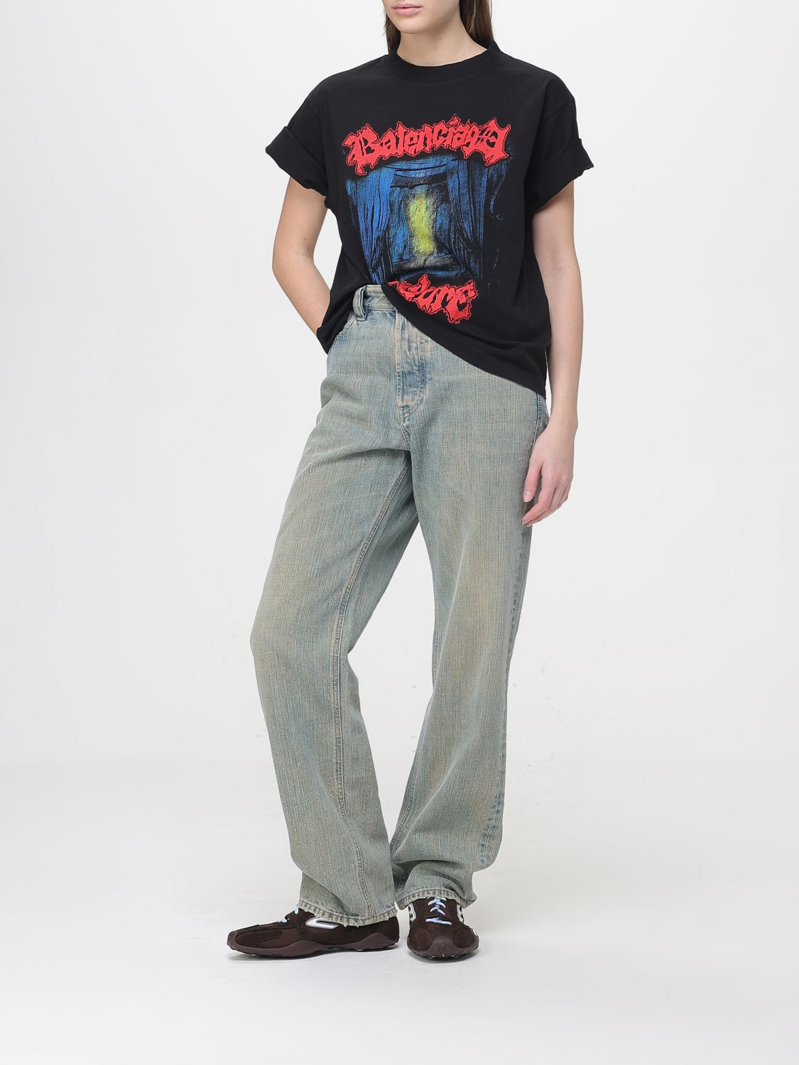 [Balenciaga] T-shirts Short Sleeve SS26 850990TUVD5 1000