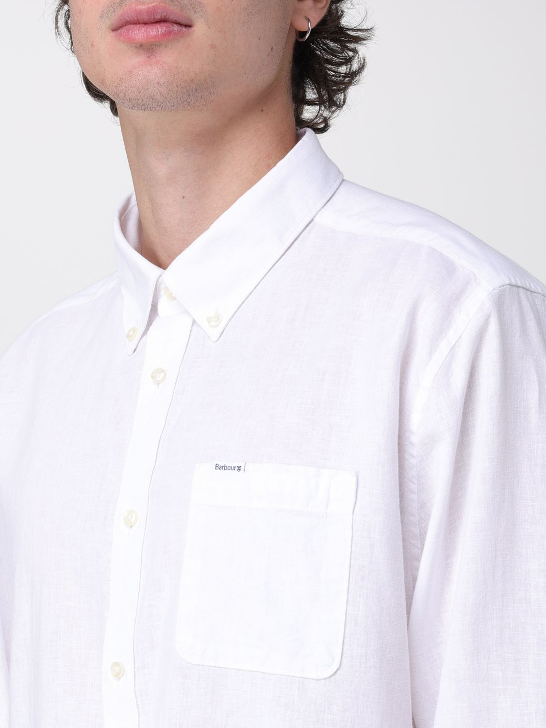 [Barbour] Shirts Long Sleeve SS26 MSH5090 WH11