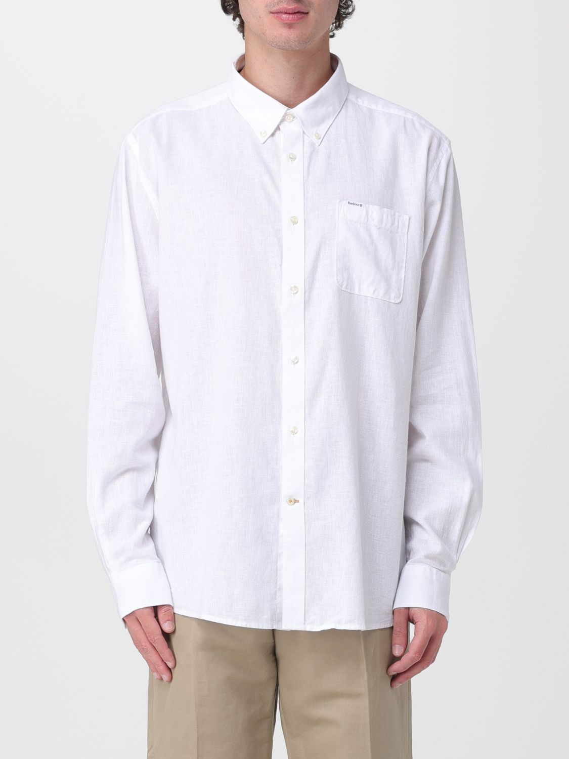 [Barbour] Shirts Long Sleeve SS26 MSH5090 WH11