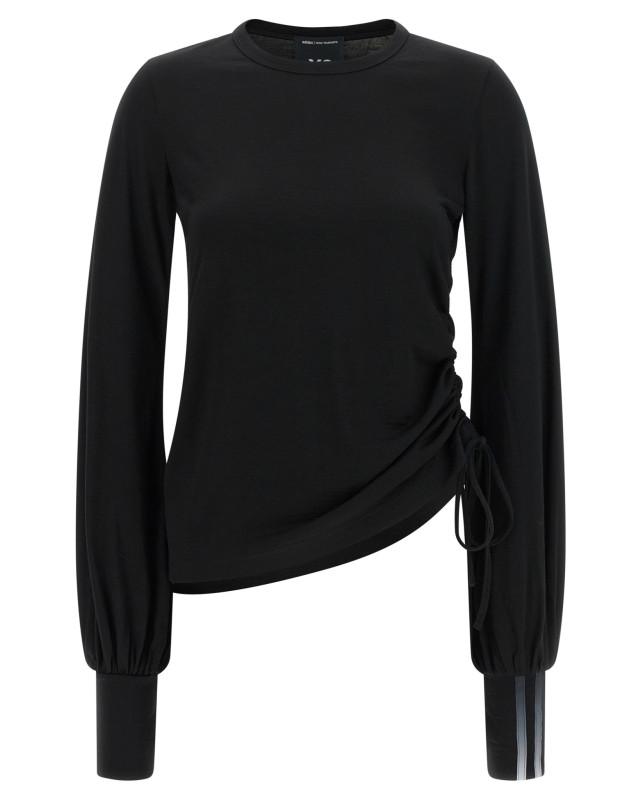[Y-3] T-shirts Long Sleeve FW26 KS1425BLACK
