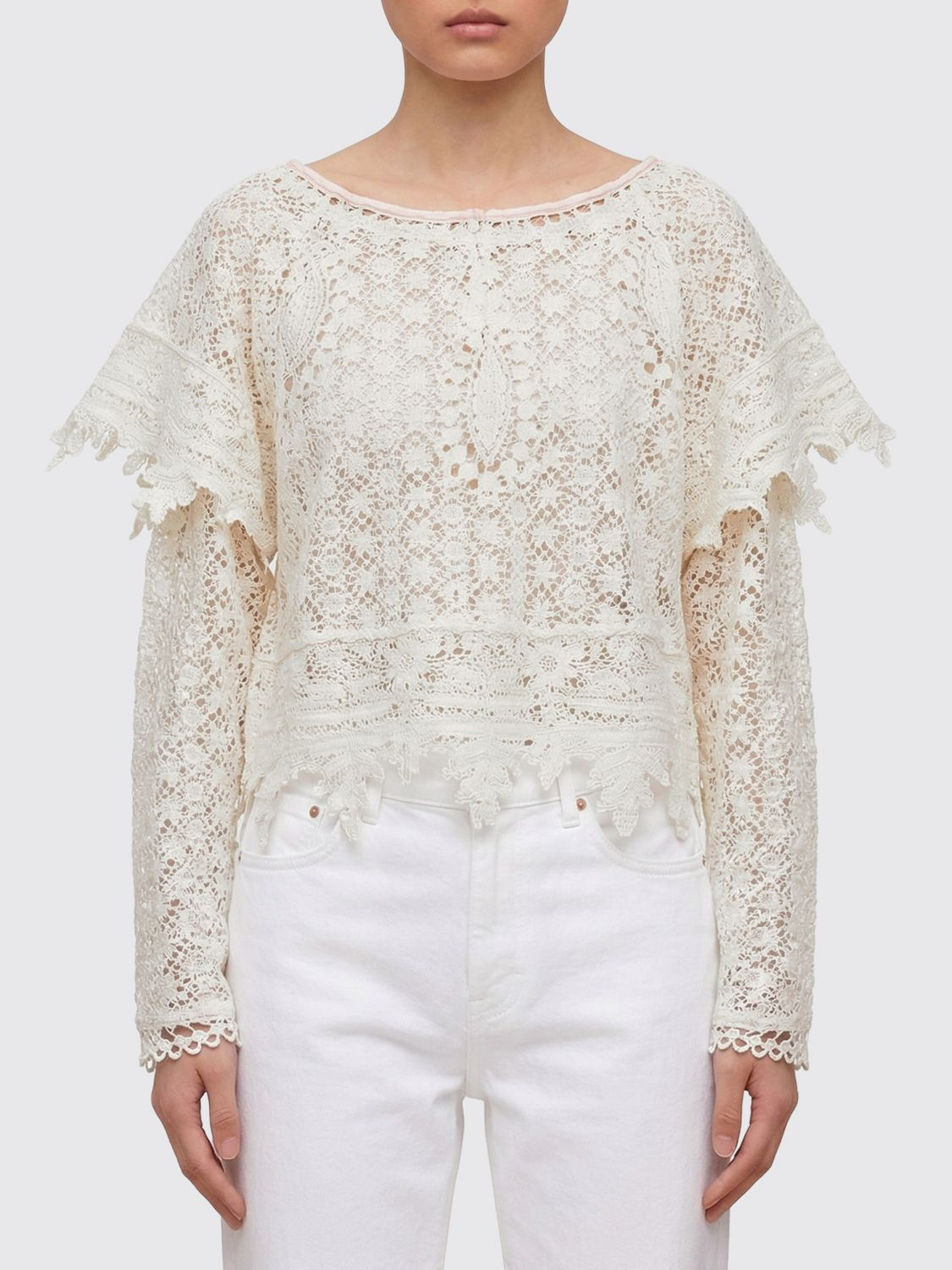 [Isabel Marant] Blouse SS26 HT0807FAD1J02I 20WH