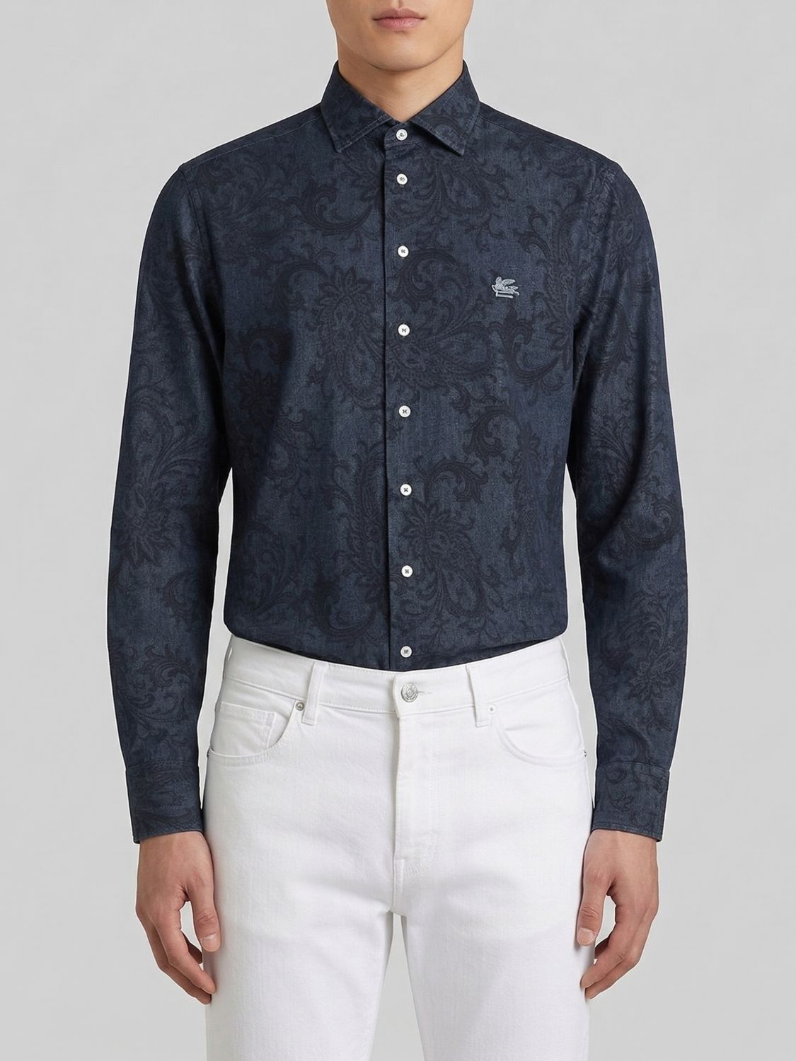 [Etro] Shirts Long Sleeve SS26 MRIB000299SA5S6 X0883