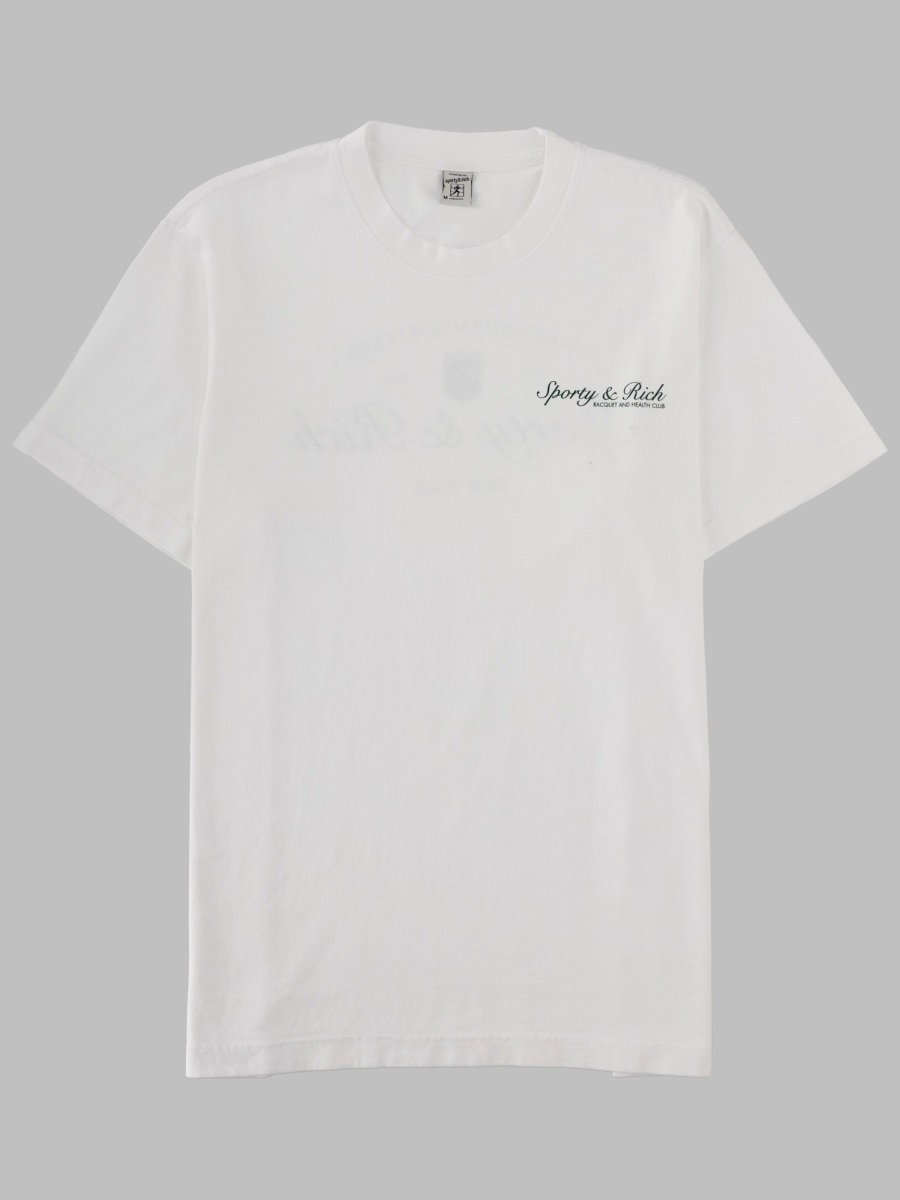 [SPORTY&RICH] T-shirts Short Sleeve FW25 TO04361325WH01_WHITE