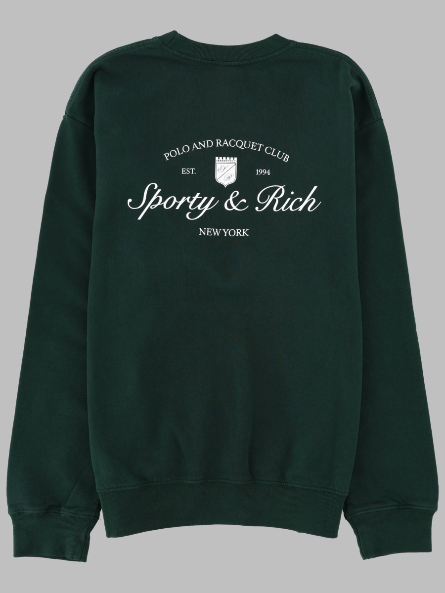 [SPORTY&RICH] Sweatshirt FW25 ST07161325GR10_FOREST