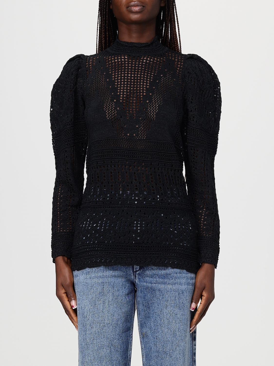[Isabel Marant] Blouse SS26 PU0841FAD1L08I 01BK