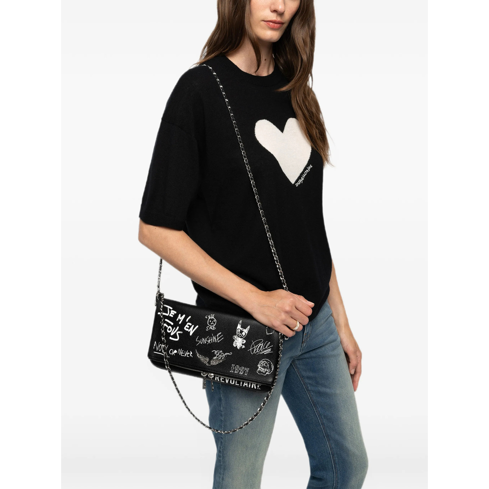 [Zadig & Voltaire] Clutch bag FW26 LWBA04486  BLACK