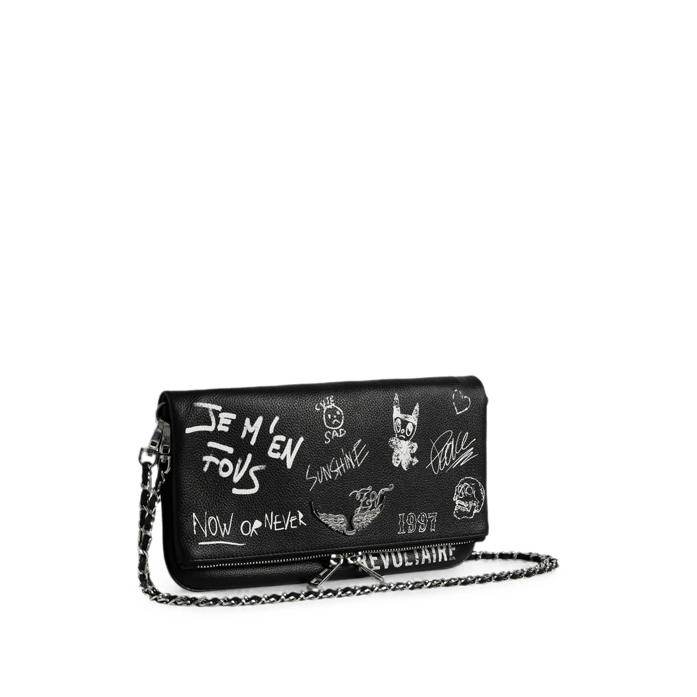 [Zadig & Voltaire] Clutch bag FW26 LWBA04486  BLACK