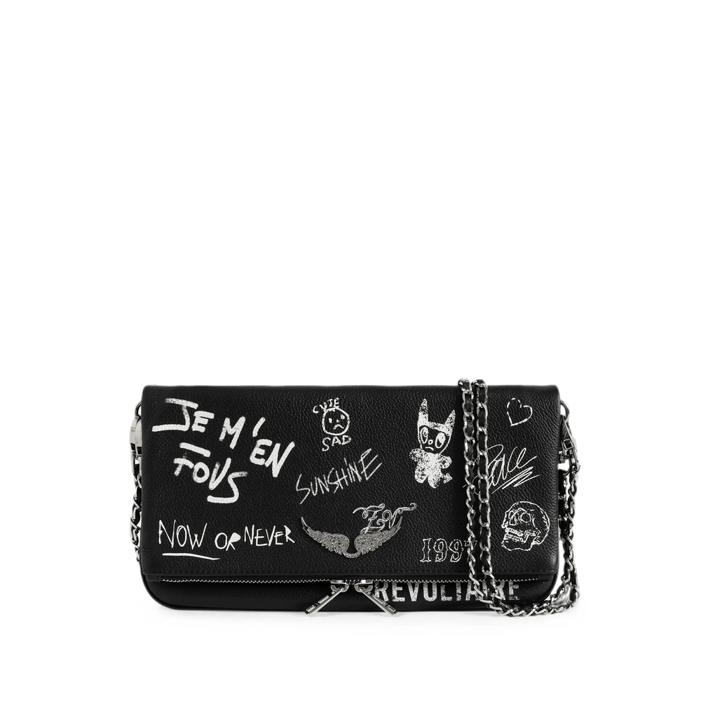 [Zadig & Voltaire] Clutch bag FW26 LWBA04486  BLACK