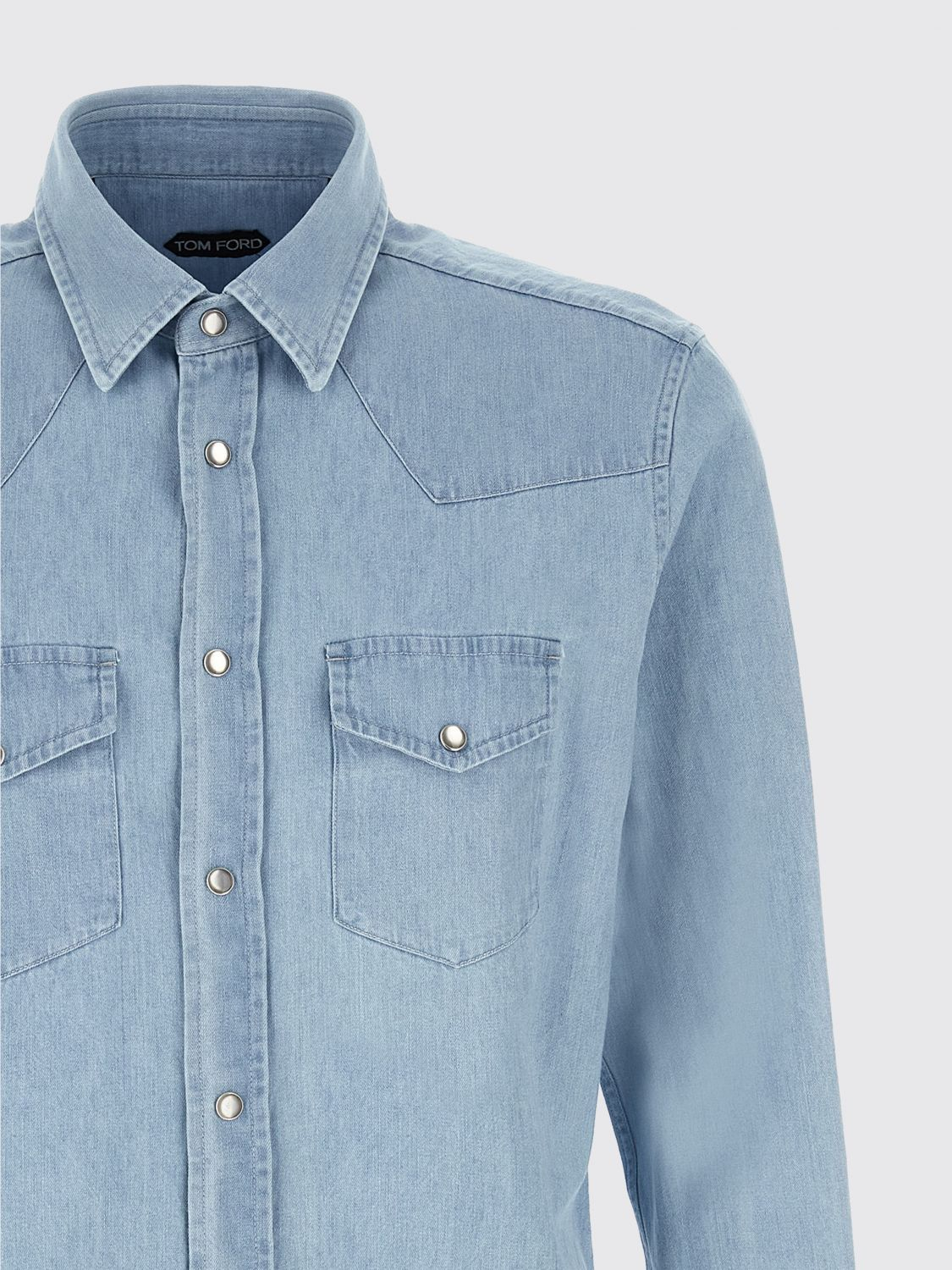 [Tom Ford] Shirts Long Sleeve SS26 HDS001FMC315 UAN