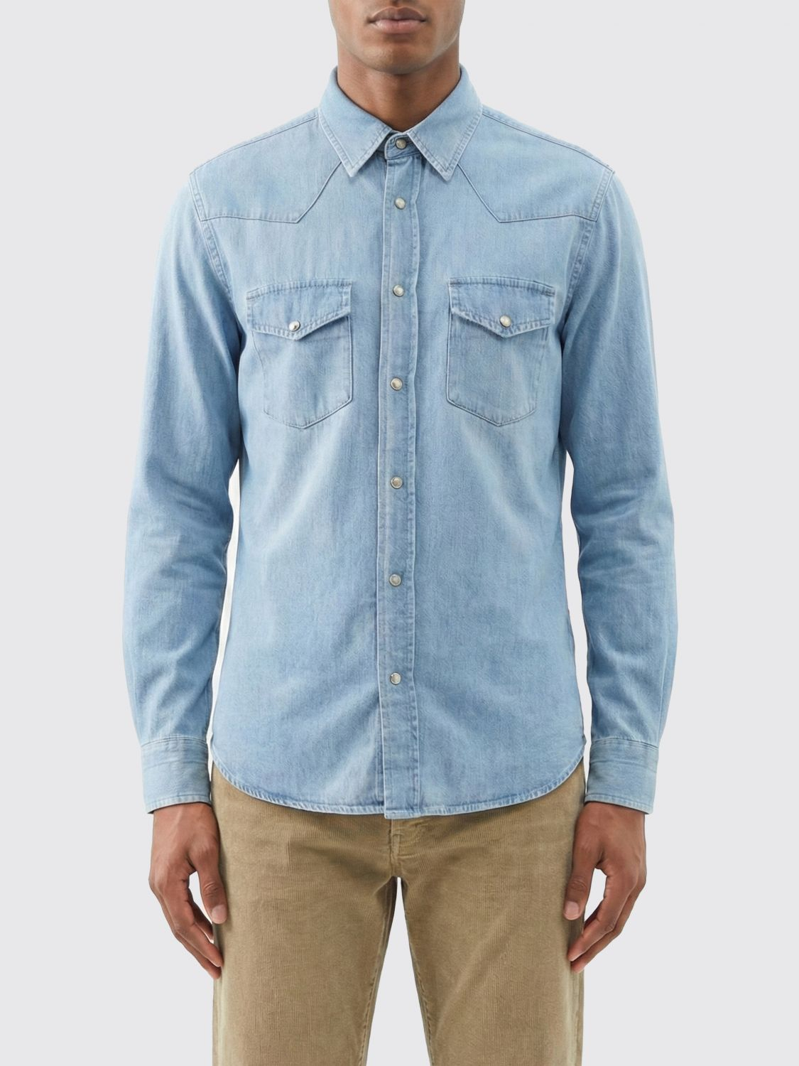 [Tom Ford] Shirts Long Sleeve SS26 HDS001FMC315 UAN