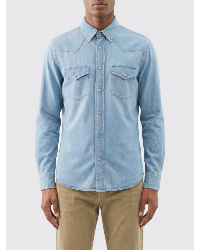 [Tom Ford] Shirts Long Sleeve SS26 HDS001FMC315 UAN