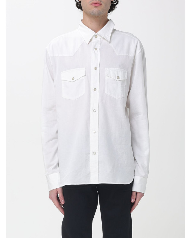 [Tom Ford] Shirts Long Sleeve SS26 HDS001FMC296 WAB