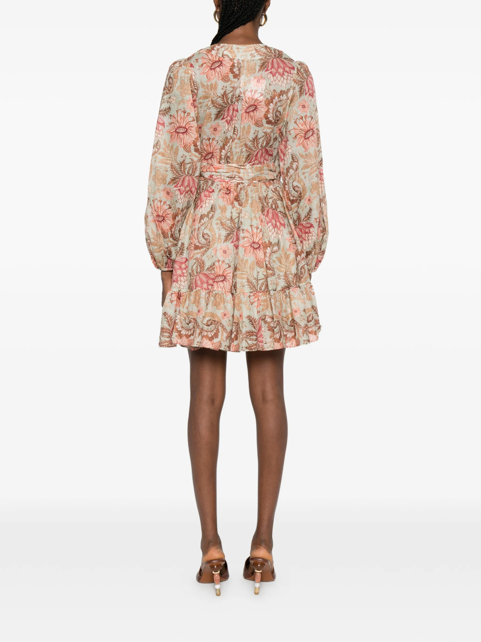 [Zimmermann] Long sleeve dress SS26 2449DRS263STFC