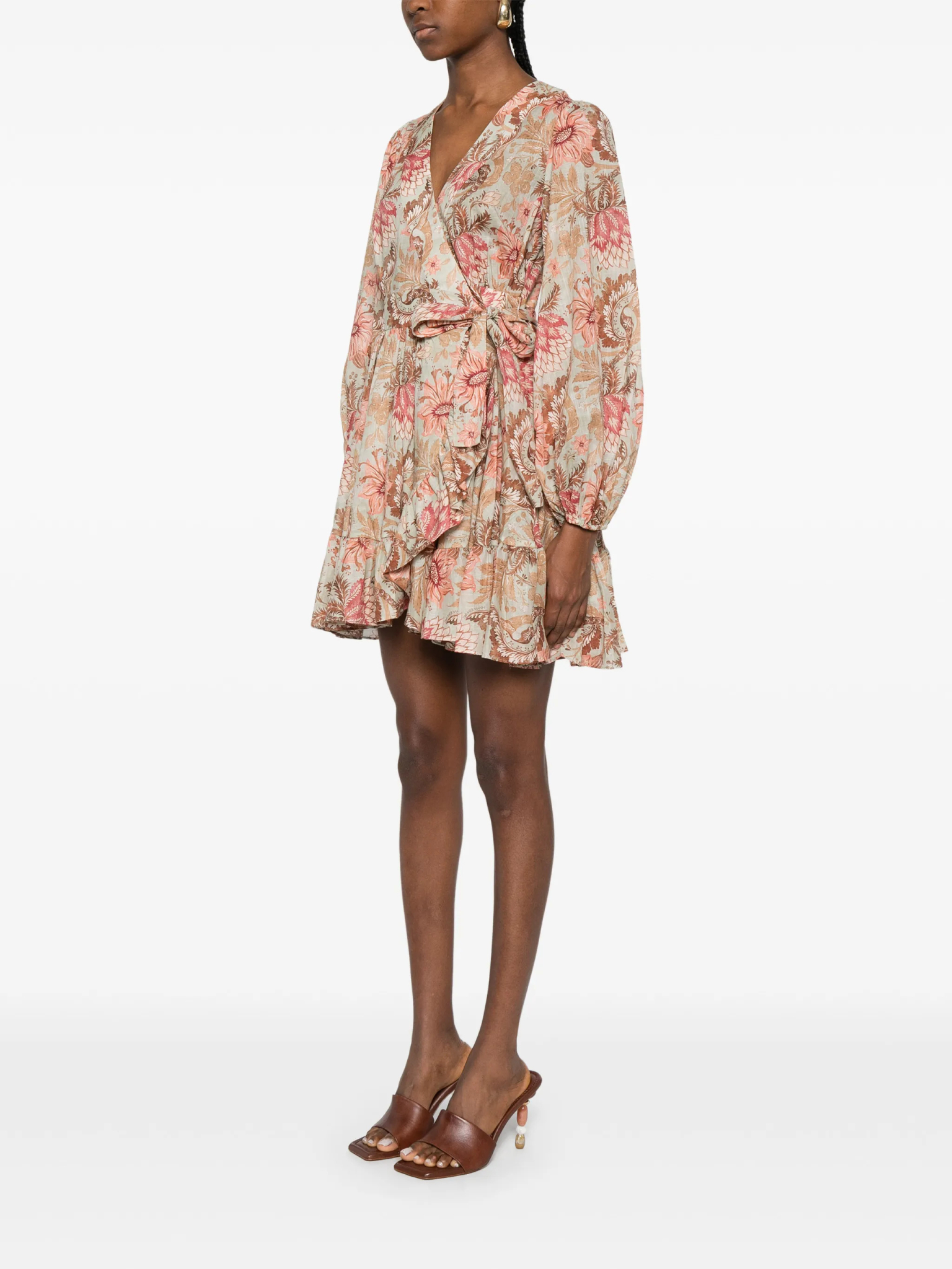 [Zimmermann] Long sleeve dress SS26 2449DRS263STFC