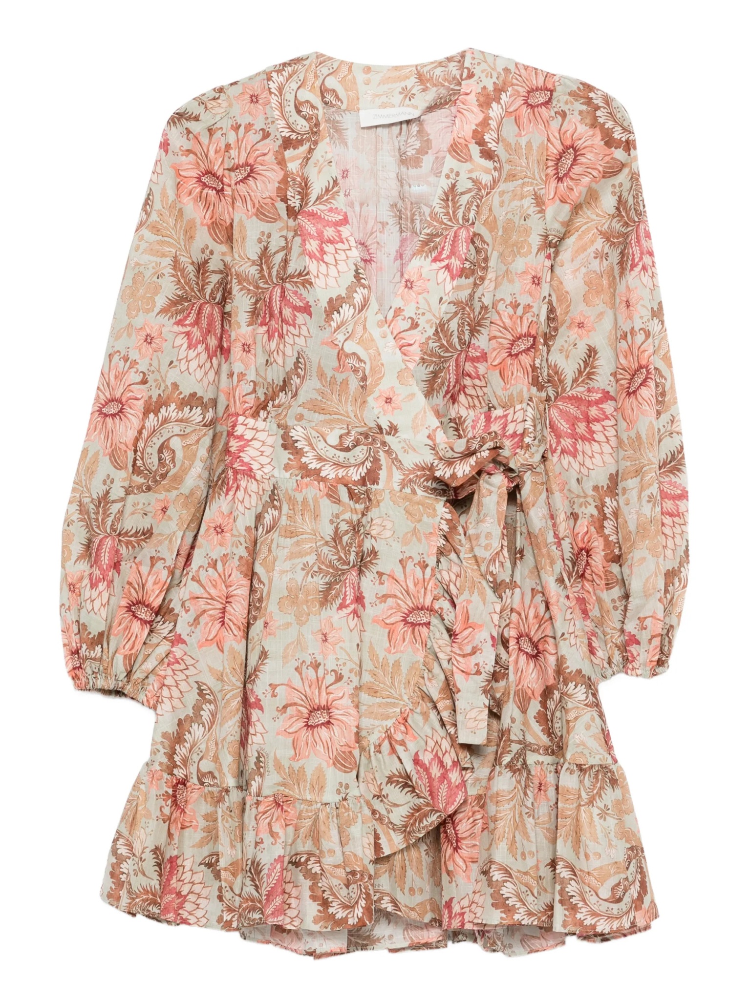 [Zimmermann] Long sleeve dress SS26 2449DRS263STFC