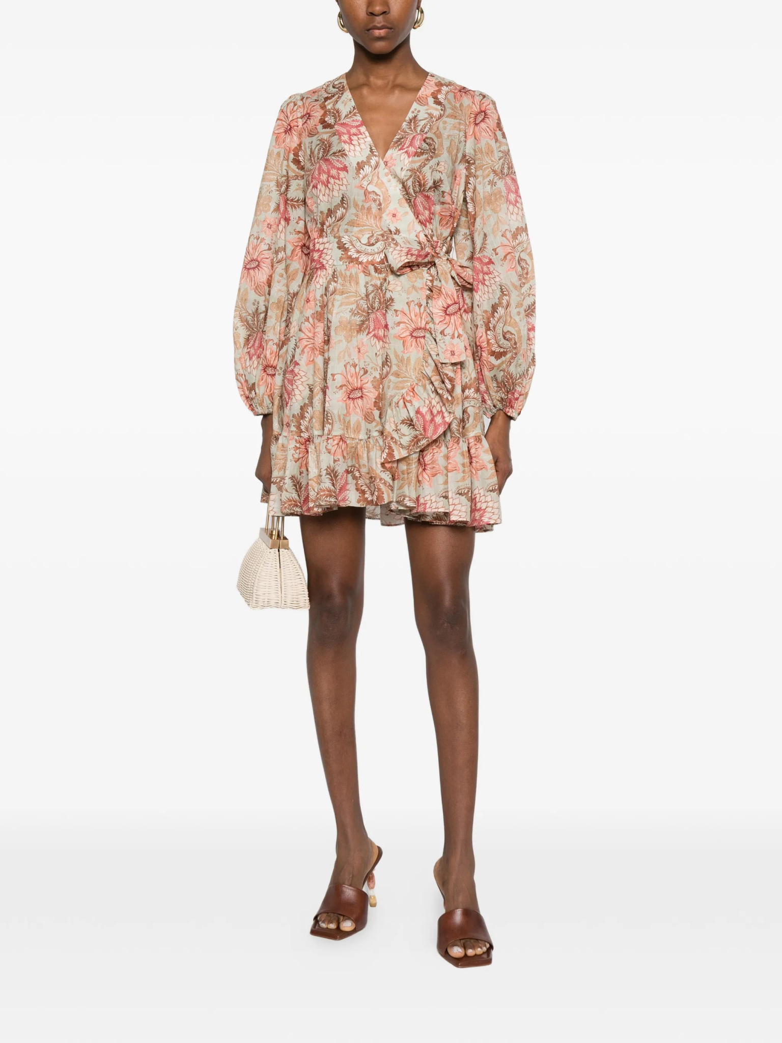 [Zimmermann] Long sleeve dress SS26 2449DRS263STFC