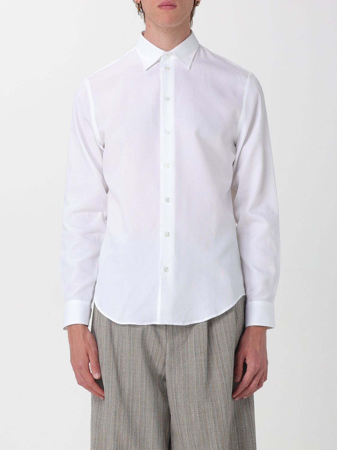 [Emporio Armani] Shirts Long Sleeve SS26 EM000099TE19225 F0004