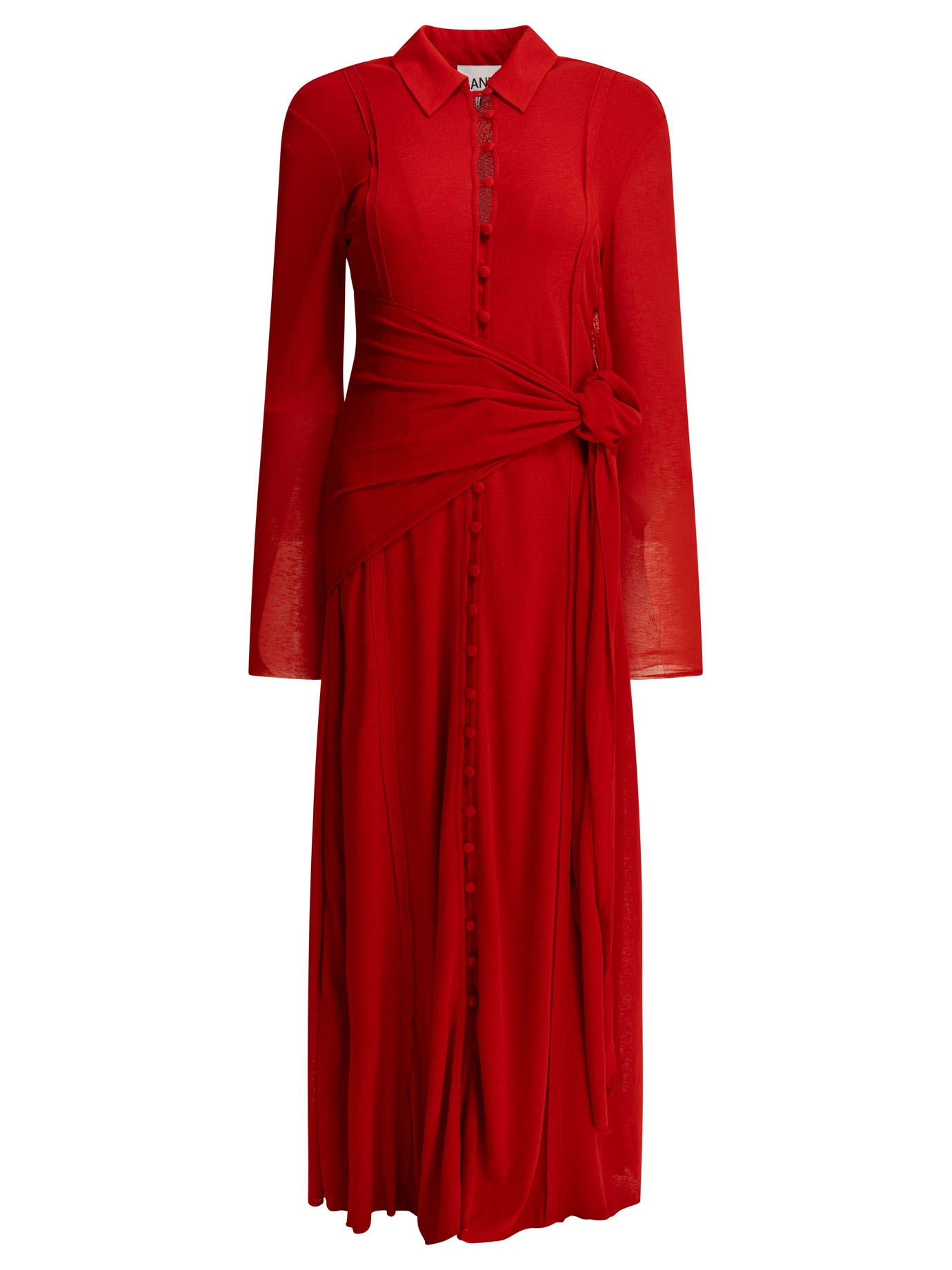 [GANNI] Long sleeve dress SS26 A103048406P