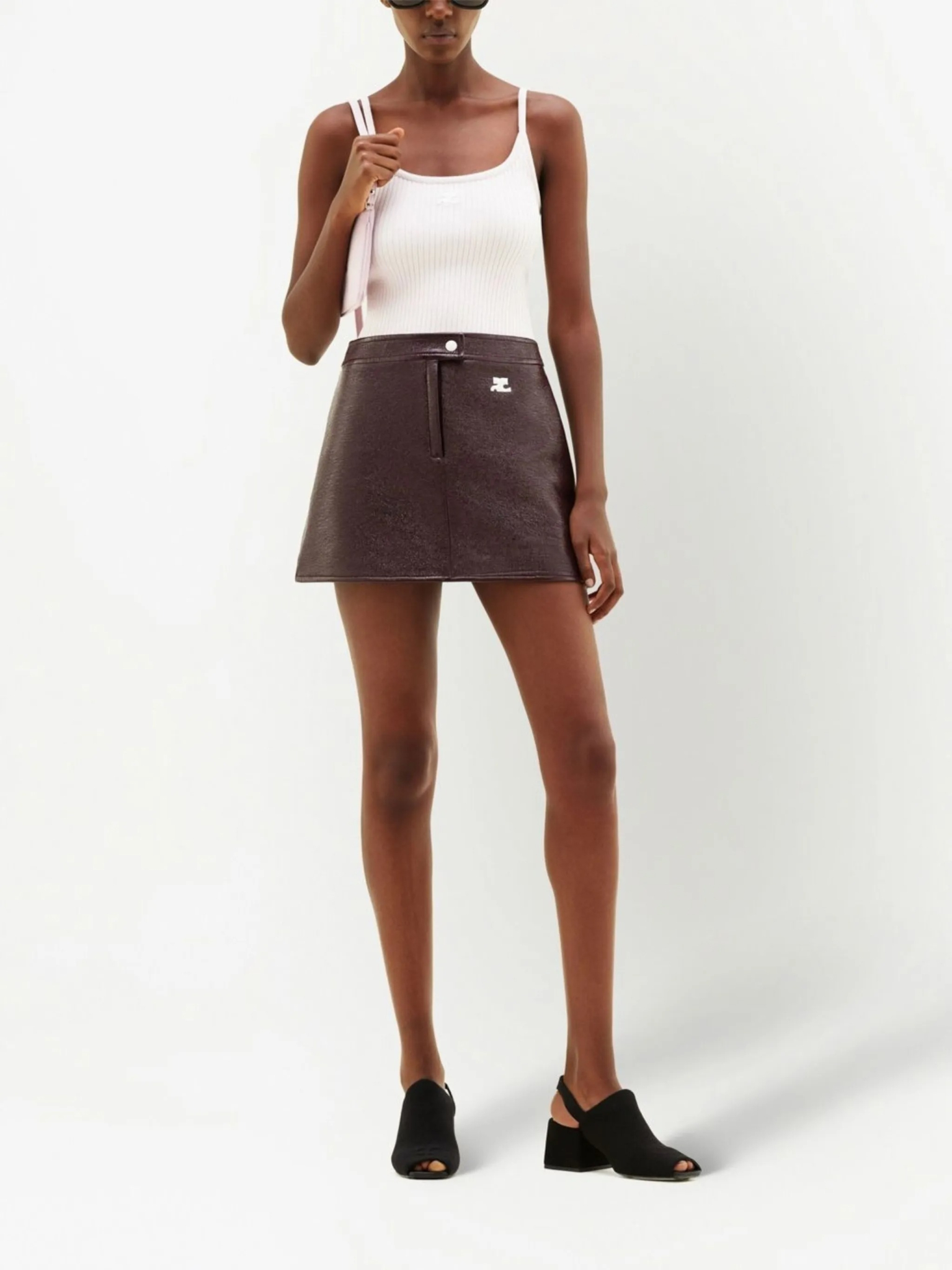 [Courreges] Mini skirt SS26 PERCJU001VY0014