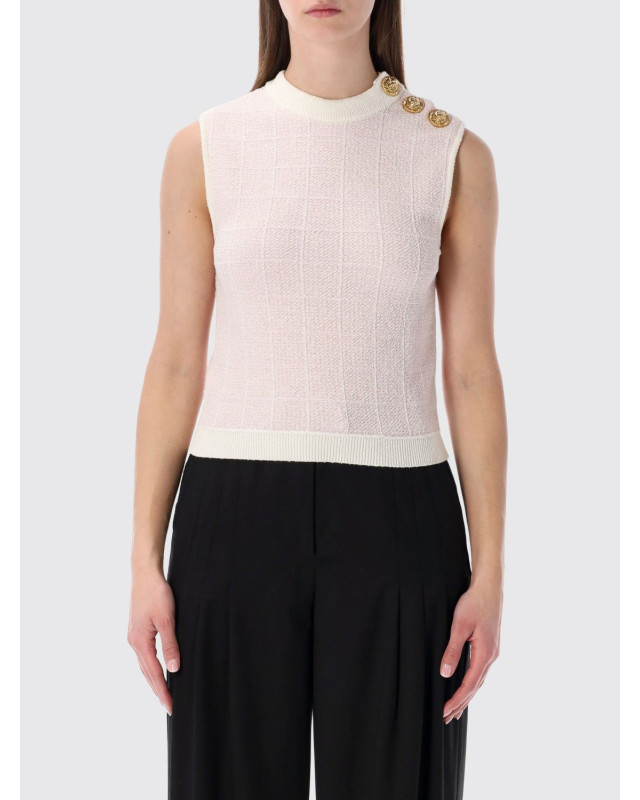 [Balmain] Tank top SS26 GF1AG850KJ48 OIB