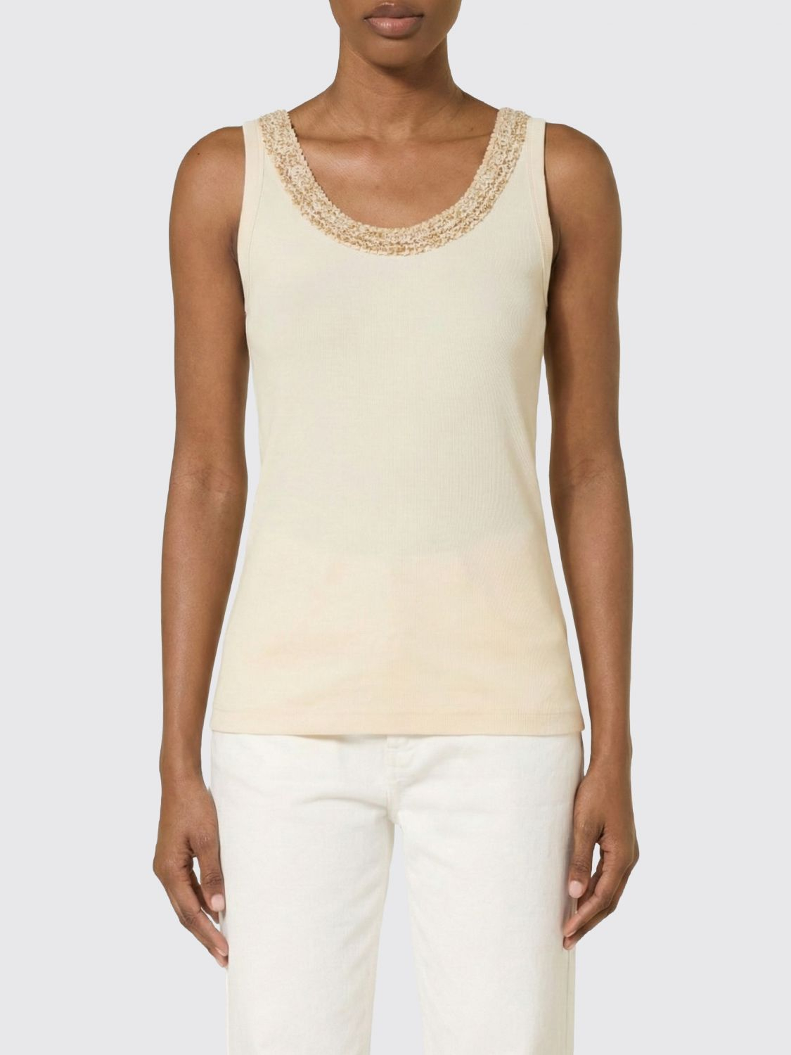 [Fabiana Filippi] T-shirts Sleeveless SS26 JED266F602L918 0145