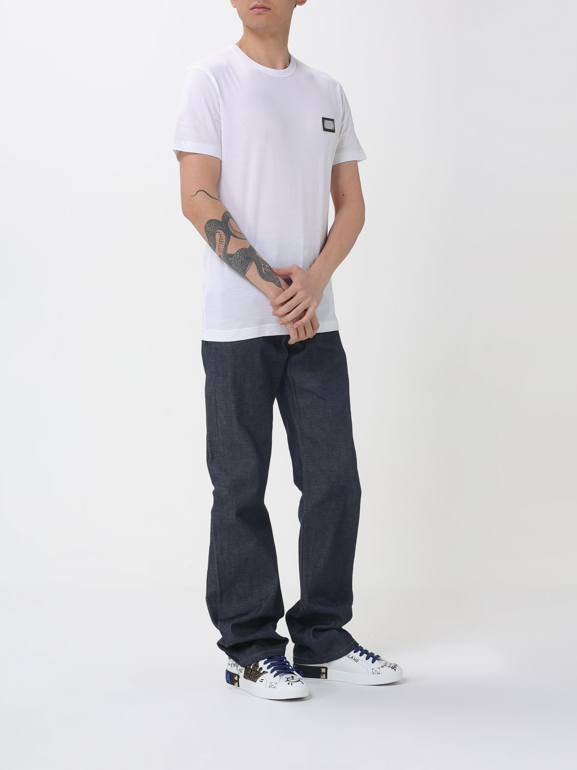 [Dolce & Gabbana] T-shirts Short Sleeve SS26 G8PT1TG7FSI W0800