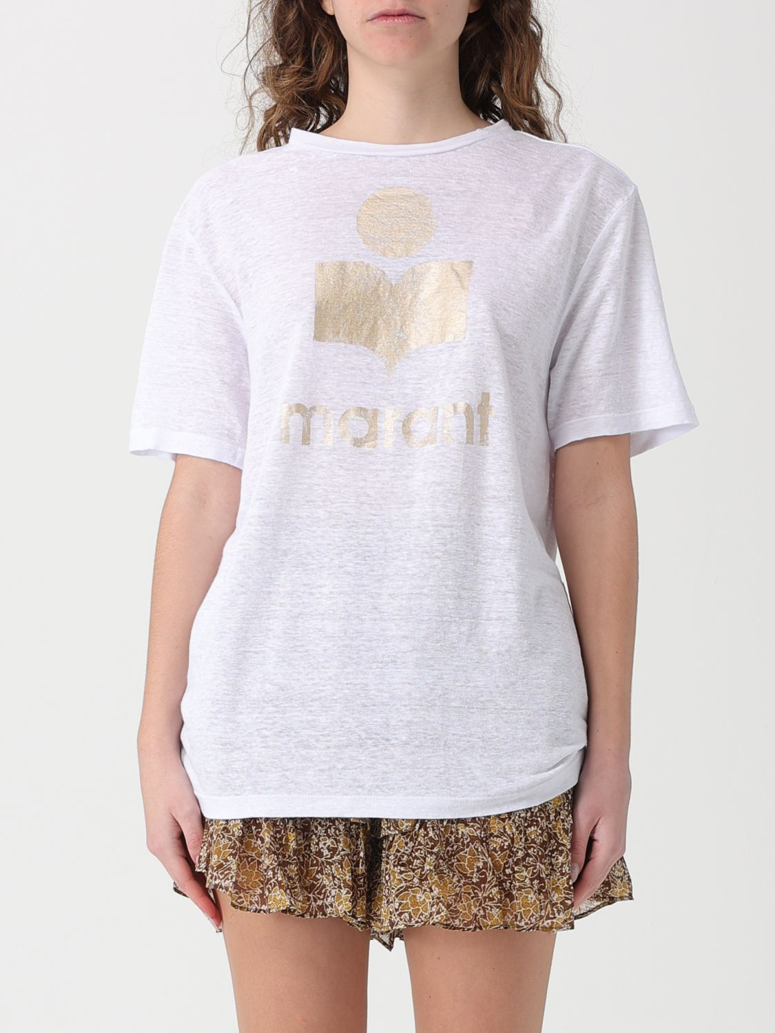 [Isabel Marant Etoile] T-shirts Short Sleeve SS26 TS0001FBA1N10E WHLG