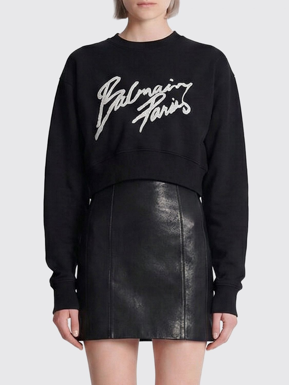 [Balmain] Sweatshirt SS26 GF1JO080BD41 EAB