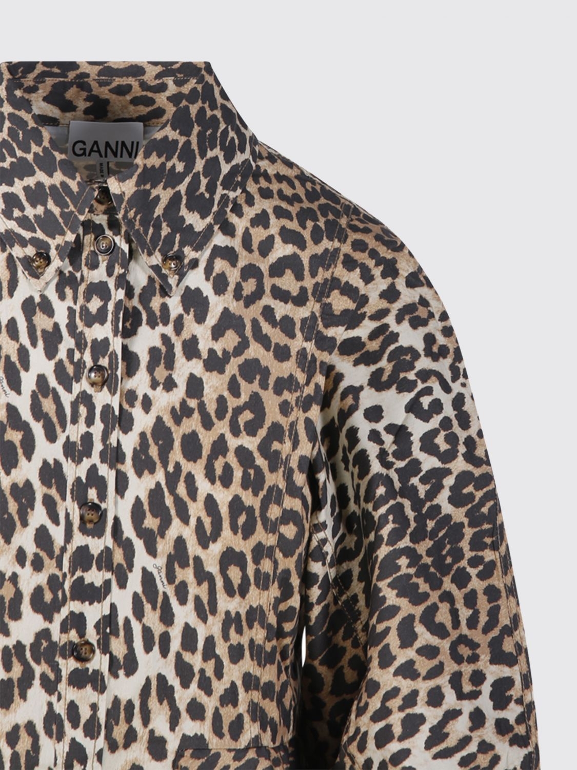 [GANNI] Shirts Long Sleeve SS26 A1040058 859