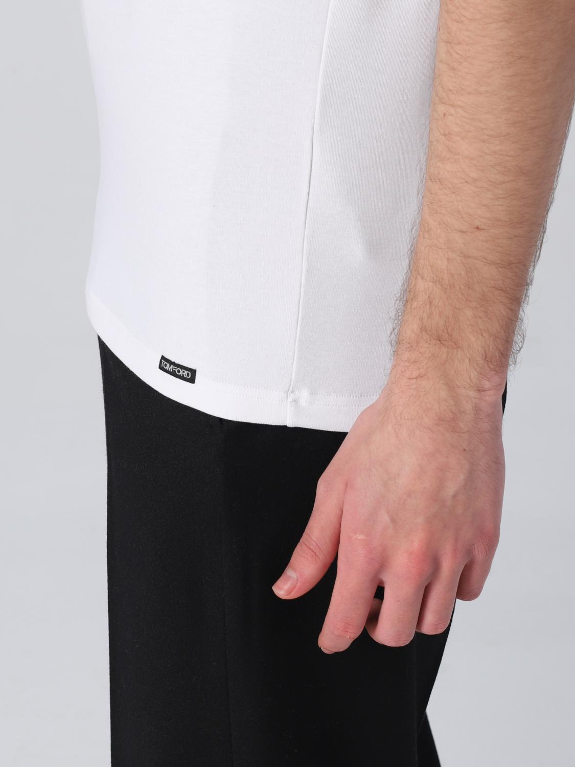 [Tom Ford] T-shirts Short Sleeve SS26 T4M081040 100