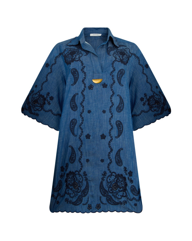 [Zimmermann] Dress FW26 8359DSS261_RWBLU