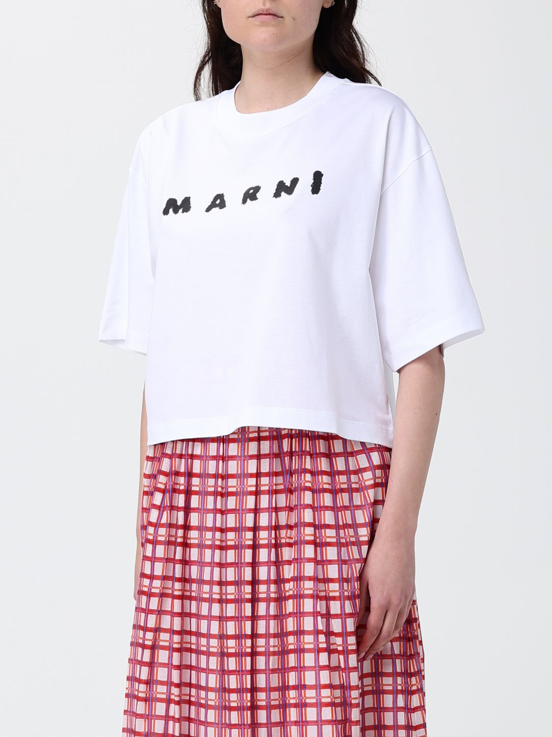 [Marni] T-shirts Short Sleeve SS26 THJE0333P5USCX42 SLW01