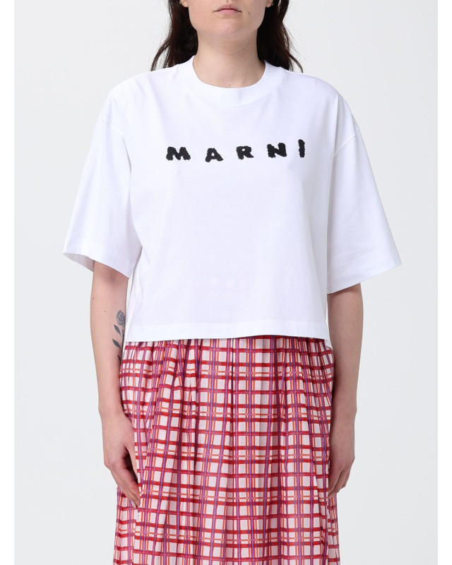 [Marni] T-shirts Short Sleeve SS26 THJE0333P5USCX42 SLW01