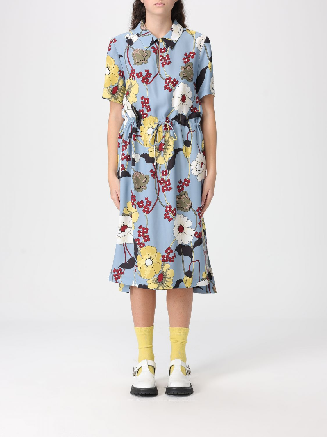[Marni] Long sleeve dress SS26 ABMA1545Q0UTVA65 MFB31