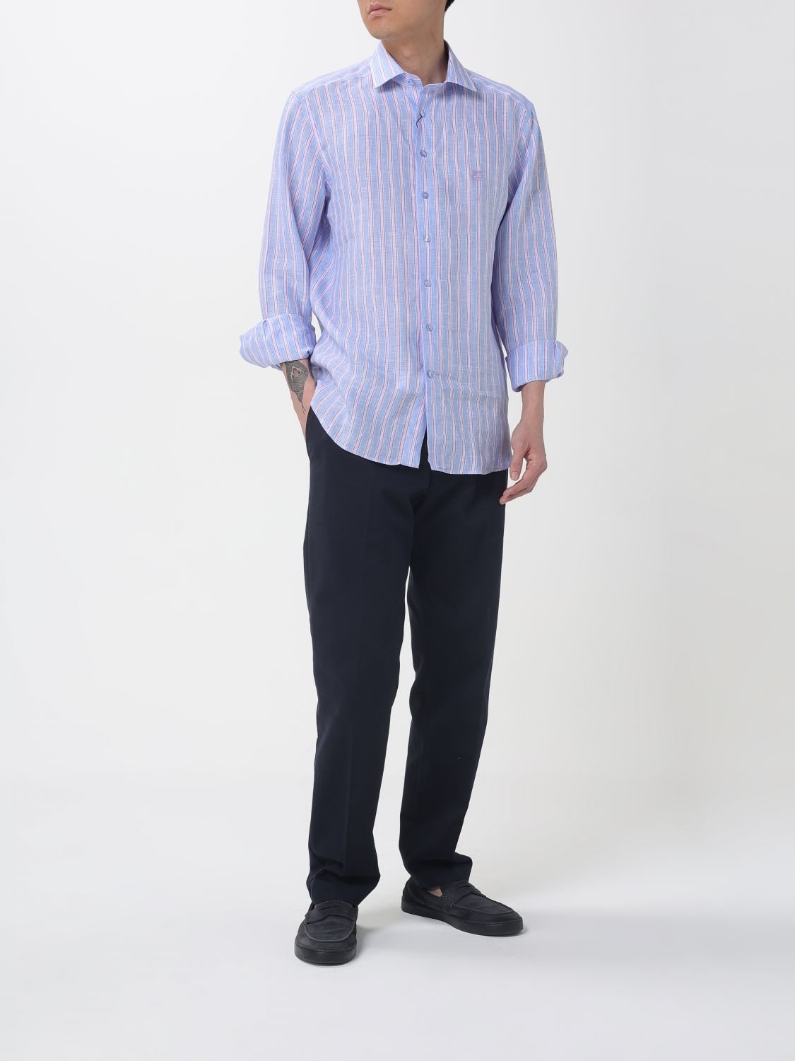 [Etro] Shirts Long Sleeve SS26 MRIB000299TR341 S9880