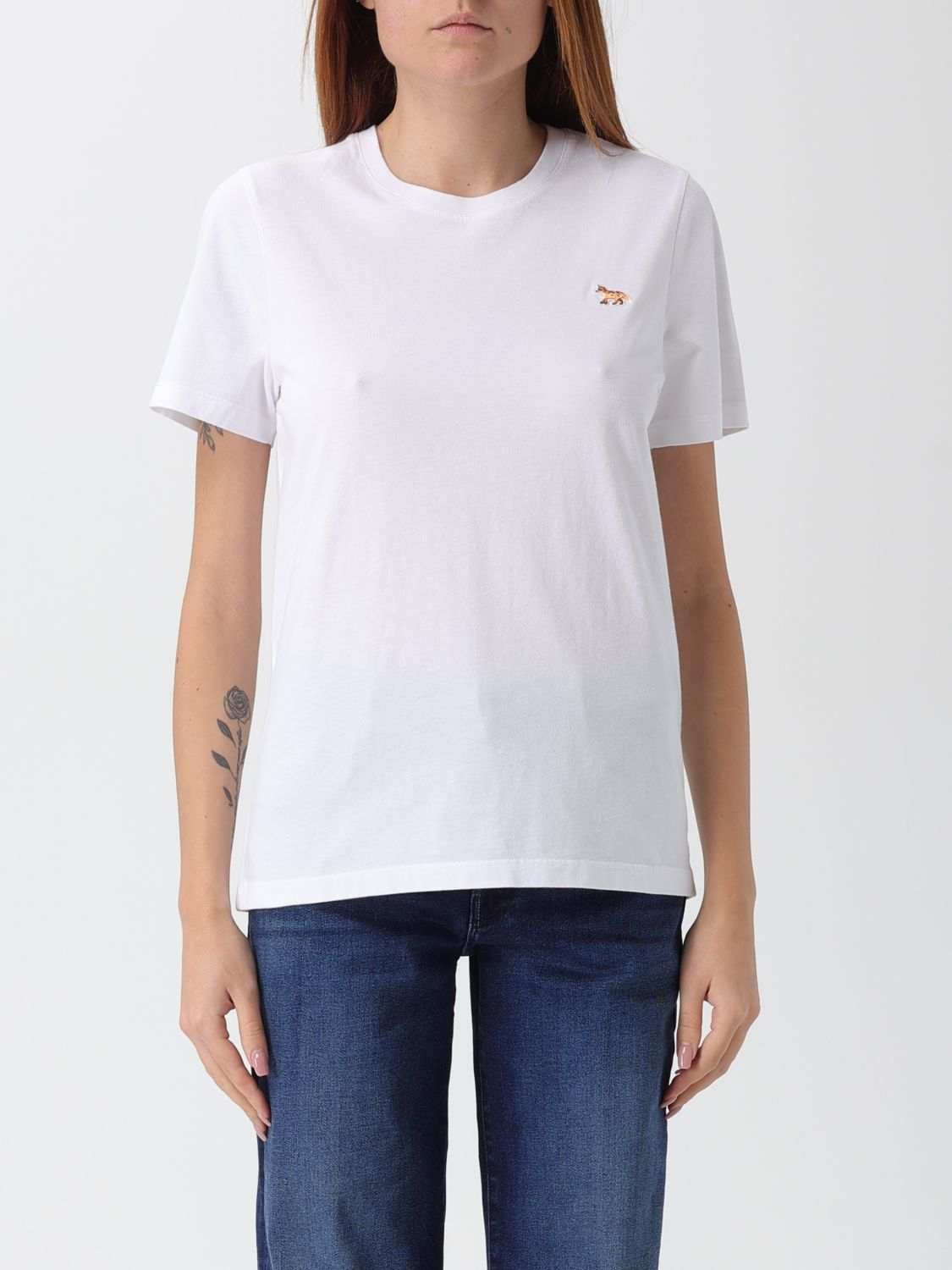 [MAISON KITSUNE] T-shirts Short Sleeve SS26 PW00115KJ7026 P100