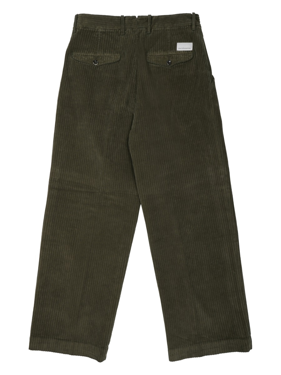 [NINE:INTHE:MORNING] Trousers FW25 PHL07_U32OLIVA