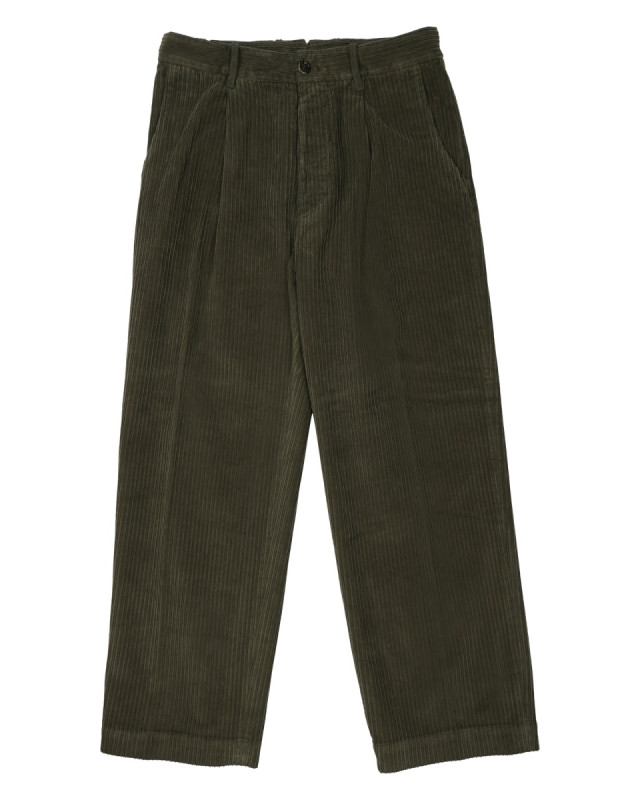 [NINE:INTHE:MORNING] Trousers FW25 PHL07_U32OLIVA