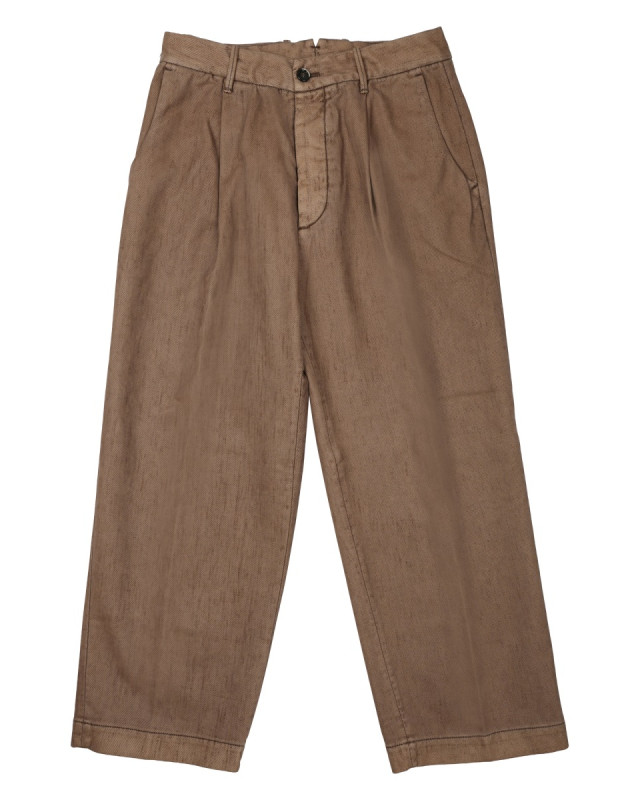 [NINE:INTHE:MORNING] Trousers FW25 PHL06_U13TORTOT