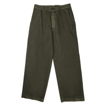 [NINE:INTHE:MORNING] Trousers FW25 PHL06_U13OLIVA