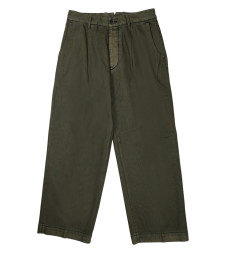 [NINE:INTHE:MORNING] Trousers FW25 PHL06_U13OLIVA