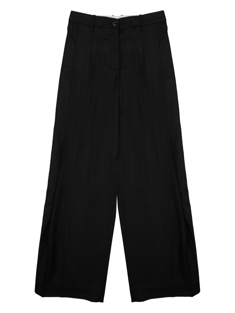 [NINE:INTHE:MORNING] Trousers FW25 PE80_U21NERO