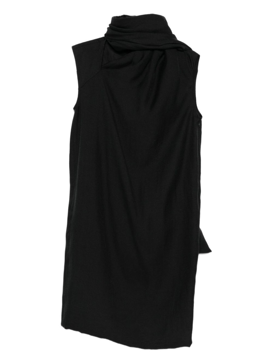 [TOTEME] Dress FW25 254WRD0251FB_BLACK001