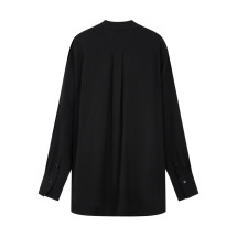 [TOTEME] Shirts Long Sleeve FW25 254WRT0560FB0480_BLACK001