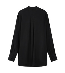 [TOTEME] Shirts Long Sleeve FW25 254WRT0560FB0480_BLACK001
