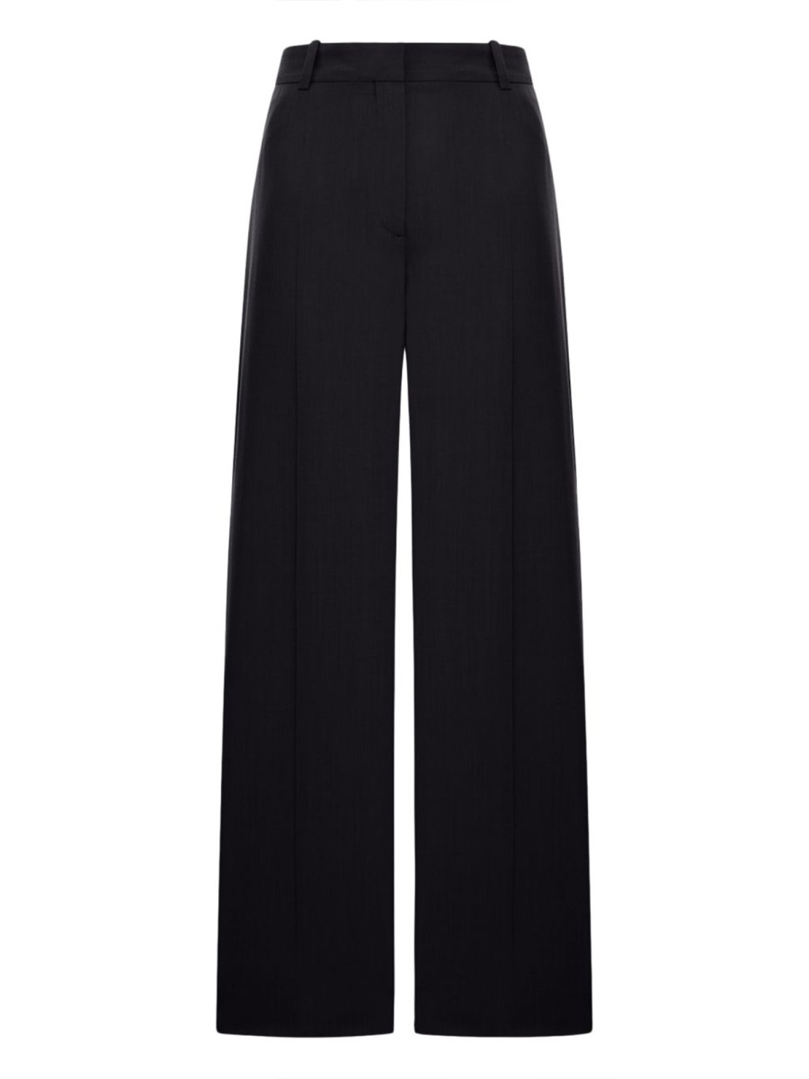 [TOTEME] Pants FW25 254WRB0303FB0475_BLACK001