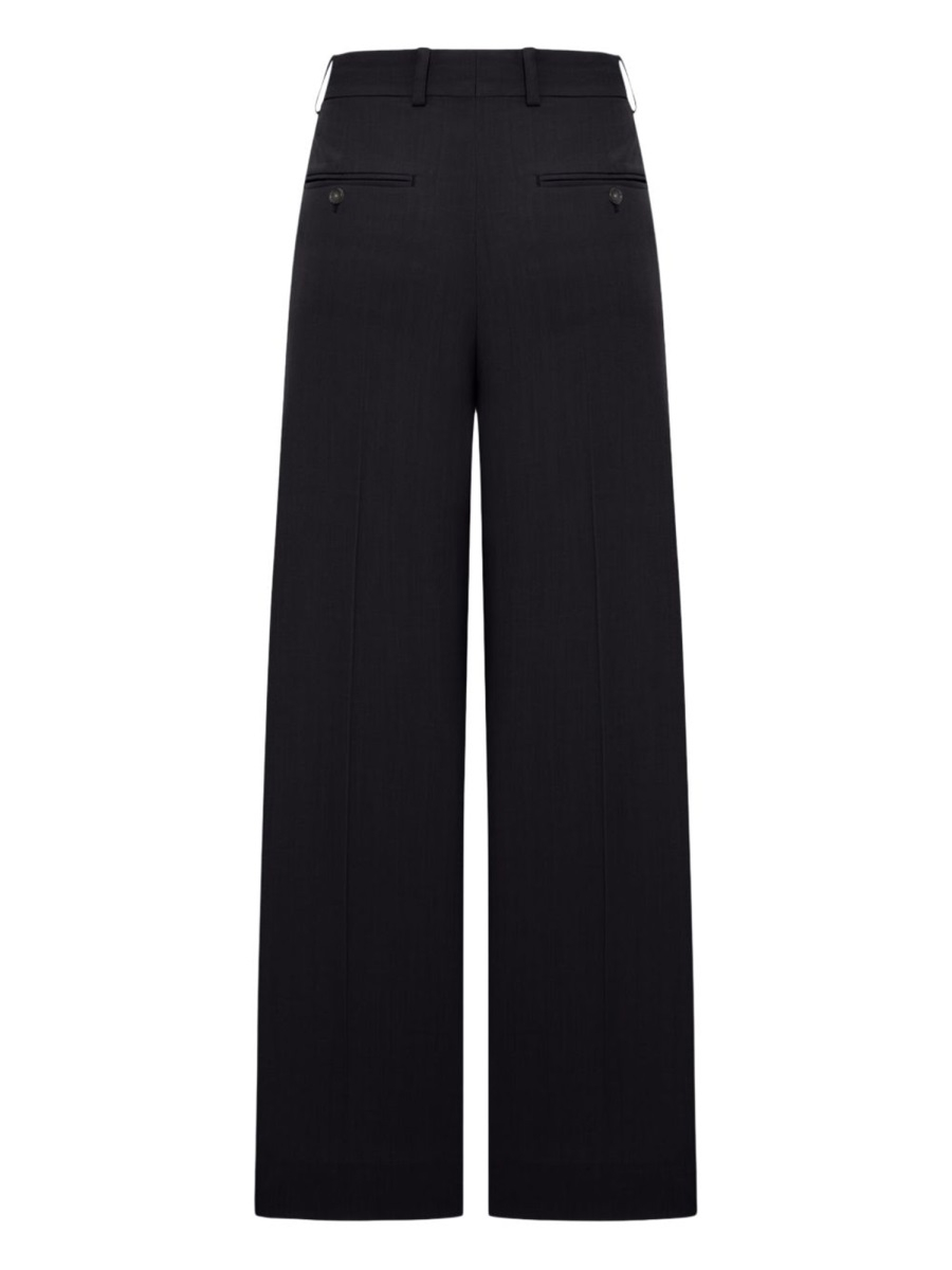 [TOTEME] Pants FW25 254WRB0303FB0475_BLACK001