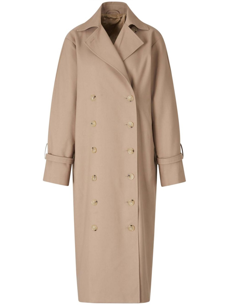 [TOTEME] Coat FW25 243WRO1112FB0243_KHAKI156