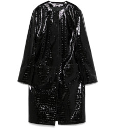 [TOTEME] Coat FW25 252WRO0219LE0129_BLACK001