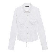 [Balenciaga] Shirts Long Sleeve FW25 850782_TSM199000